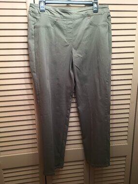 Allison Daley Olive Color Jeans Sz 10S